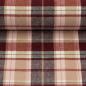 Preview: Baumwoll-Flanell Maverick Bordeaux/Beige Karo von Swafing